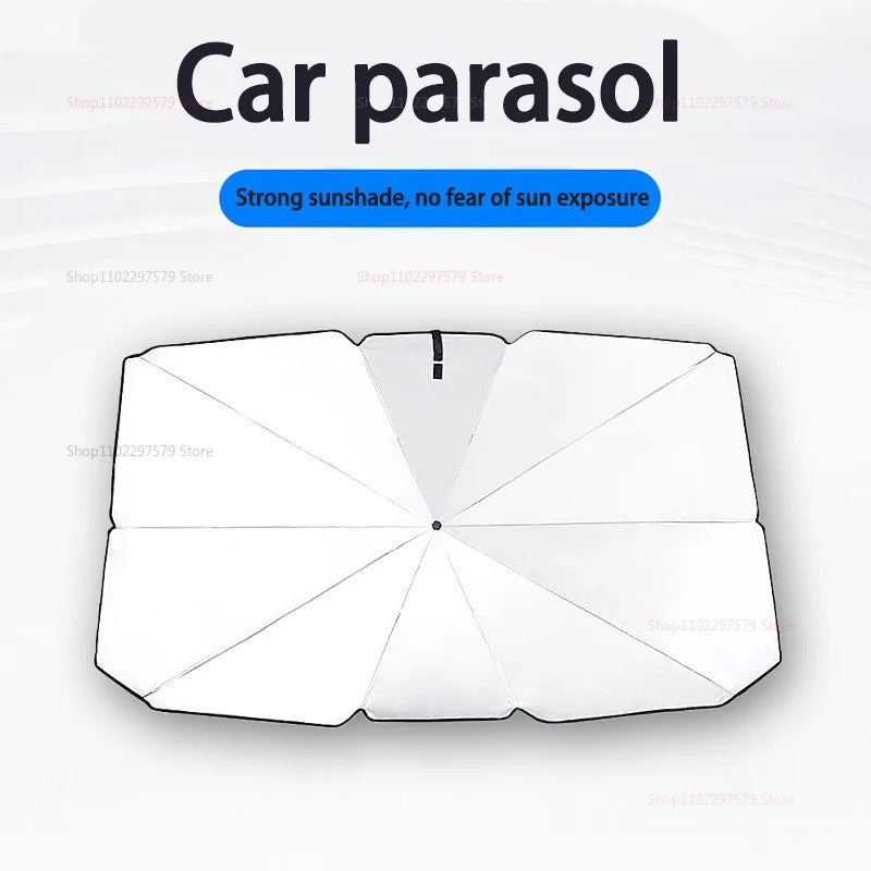 Portable Car Sunshade Inside Front Windshield UV Sun Protector Insulation Sun Block UV Protectant Dash Cover
