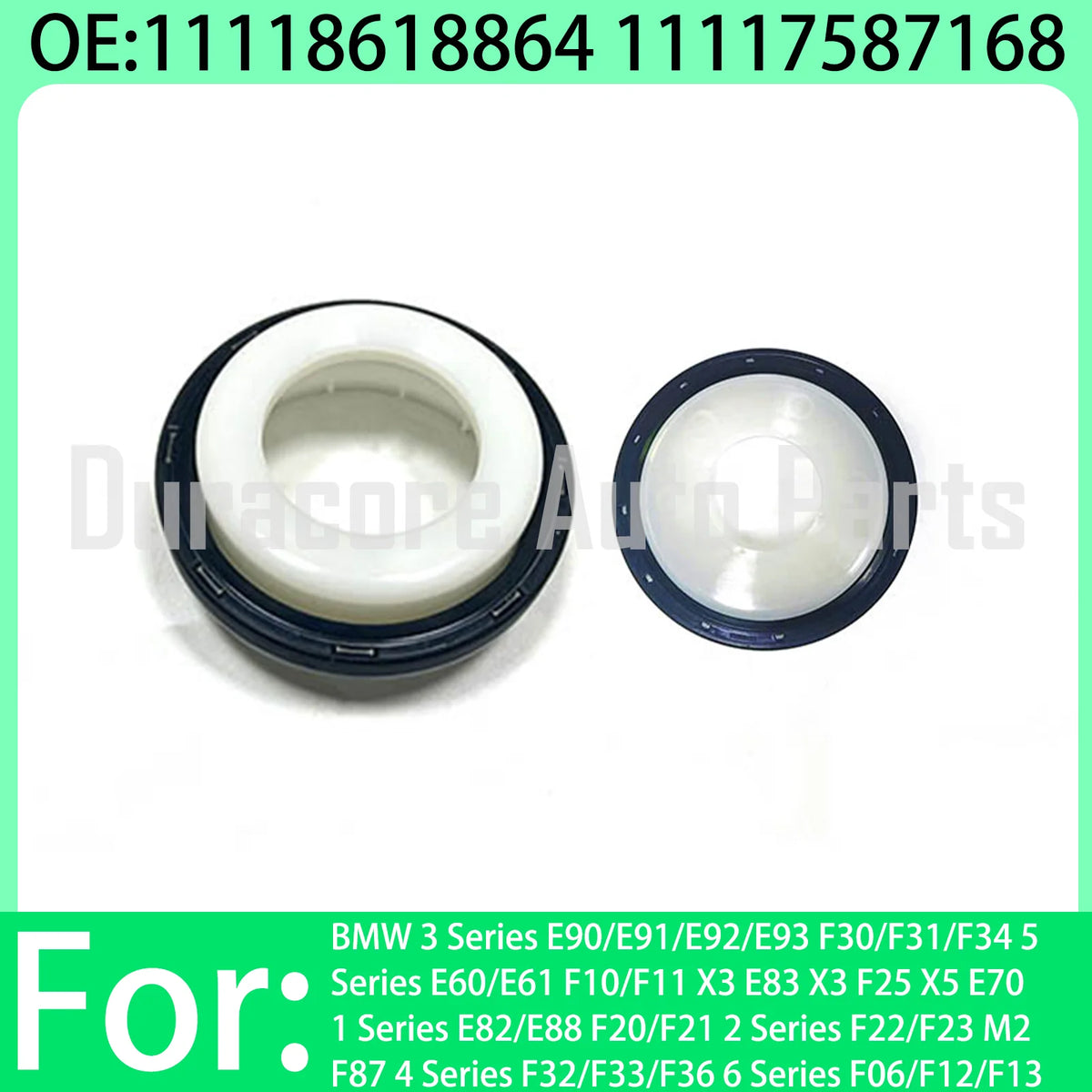 Crankshaft Oil Seal Front Rear Engine Set 11118618864 11117587168 For BMW 1 2 3 4 5 6 7 Series X1 X3 X5 X6 N20 N26 N52 N54 N55