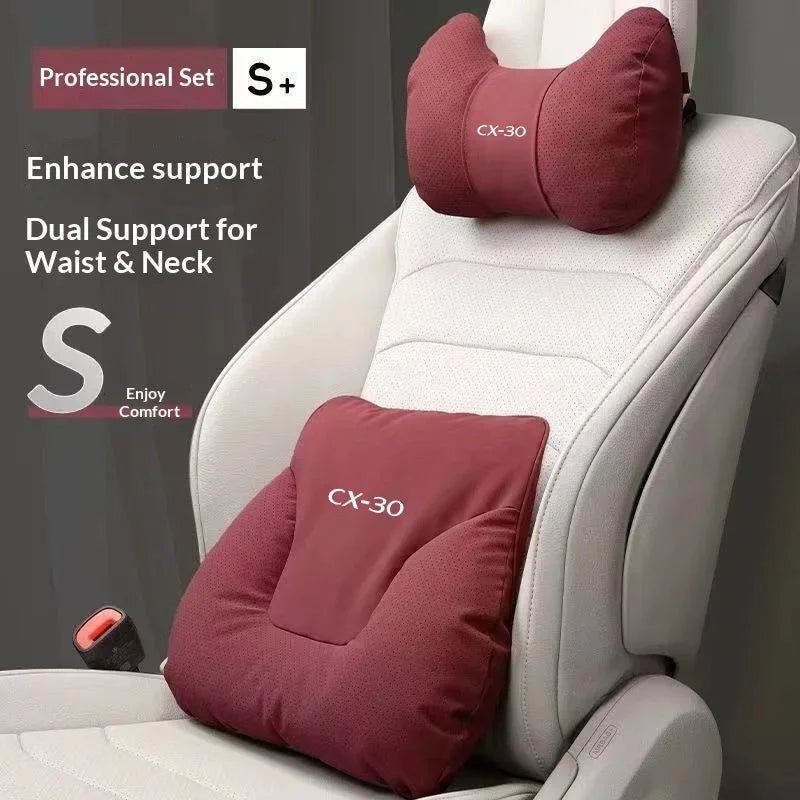 For Mazda CX-30 Skyactiv Car Headrest Neck Support Seat Lumbar Cushion Soft Neck Pillow Automobile interior Accessories