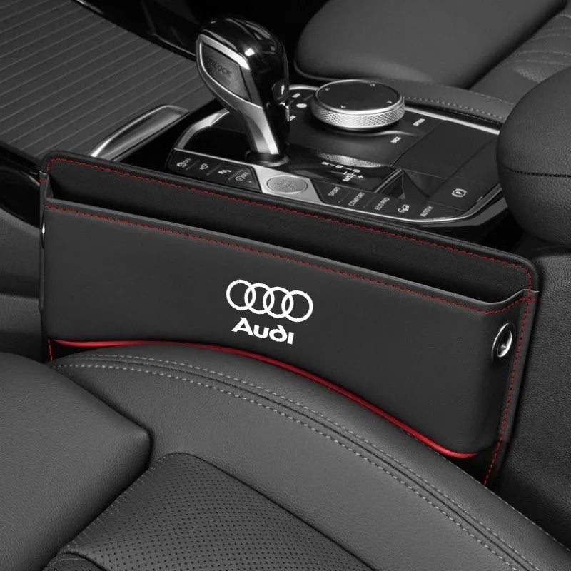 Car Seat Gap Multifunction Crevice Storage Box for Audi A3 A4 A5 A6 A7 A8 Q2 Q3 Q4 Q5 Q6 Q7 Q8 A1 TT