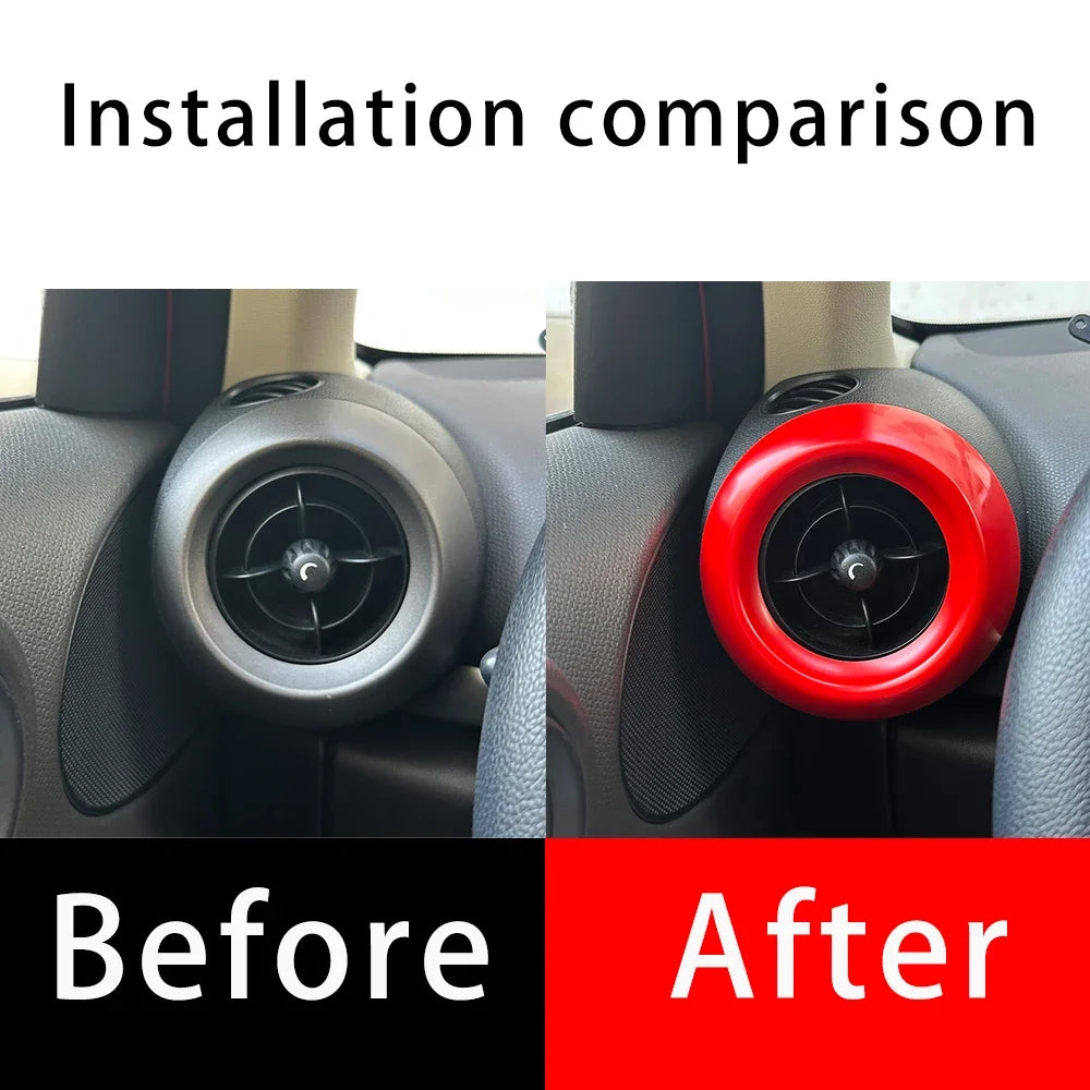 Car Air Vent Conditioning Right &Left Side Outlet Cover Trim For MINI Cooper R60 Countryman/R61 Paceman Interior Accessories