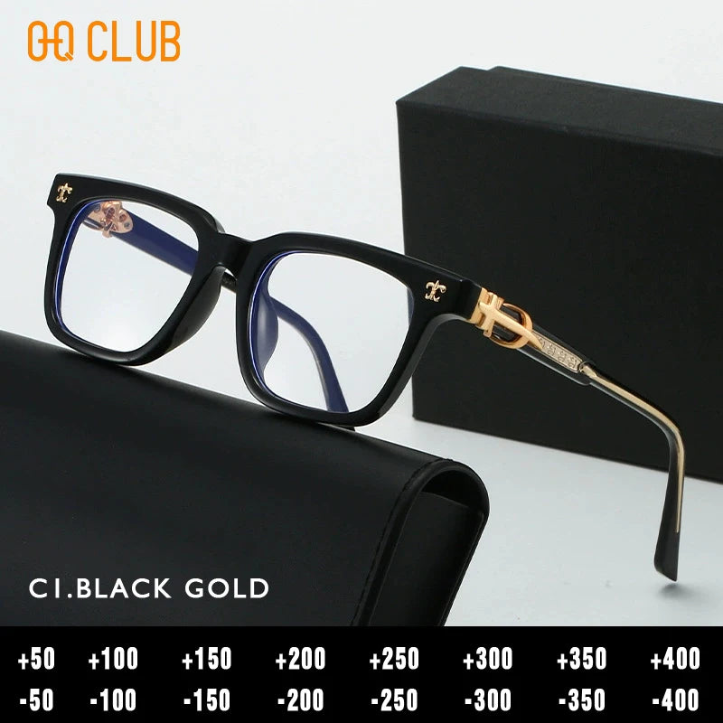 O-Q CLUB Plus Reading Glasses Men High Quality Lunettes De Lecture Men's Eyeglasses Blue Light Lenses to Read Women's Eyepieces