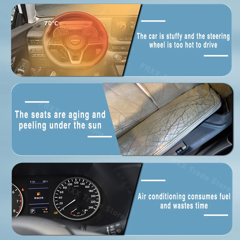 For Renault Megane 2 3 4 2015-2019 2020 2021 Car Sun Visor MK2 Front Windshield Sunshade Heat Insulation Summer Auto Accessories