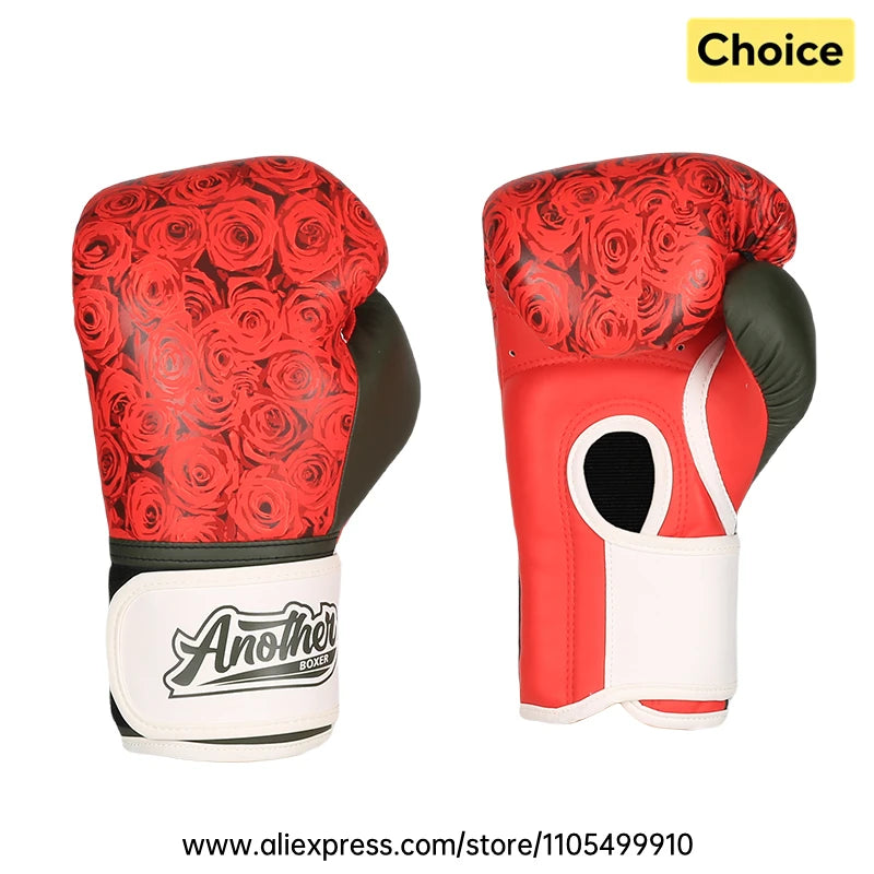 4-16OZ Boxing Sparring Gloves White Tiger Zebra Martial Arts MMA Gloves Wrist Support Sparring Fitness Kickboxing Punch Gloves