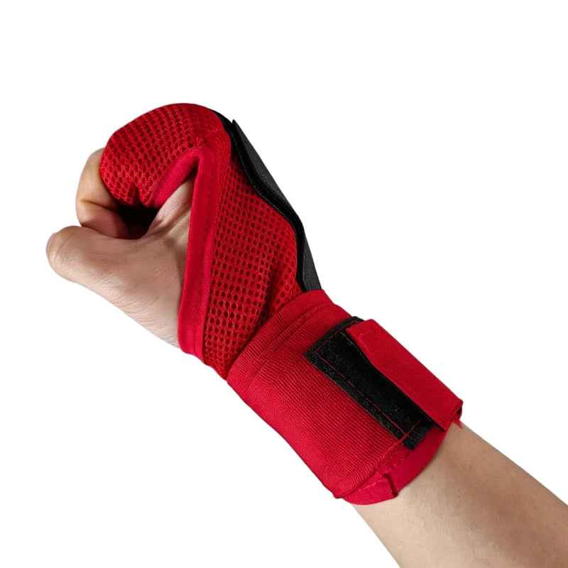 Half Finger Boxing Training Gloves Muay Thai Fighting MMA Boxing Fitness Quick Strap Gym Home Boxing Training Bandage