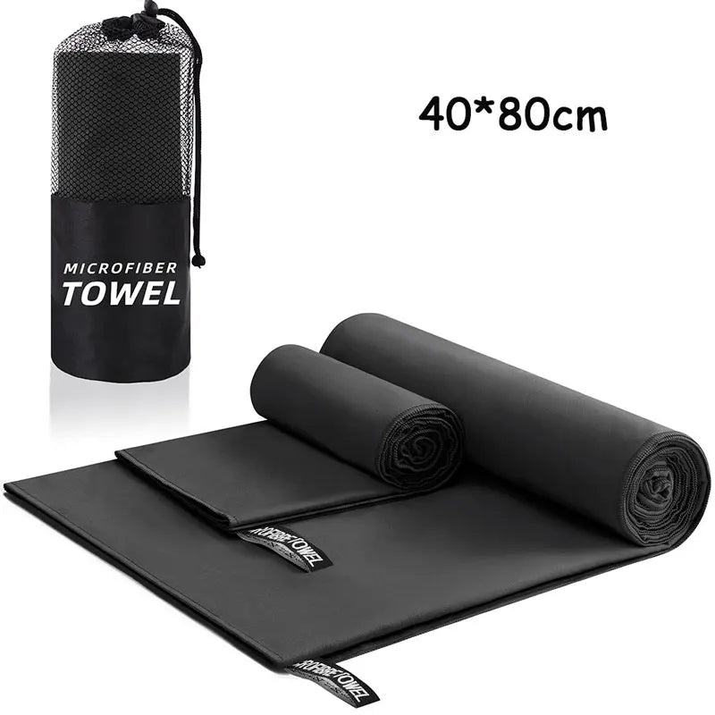 Quick-Drying Microfiber Absorb Sweat Sports Towel 40x80CM Swimming Gym Yoga Fitness Camping Running Beach Washcloth Towels