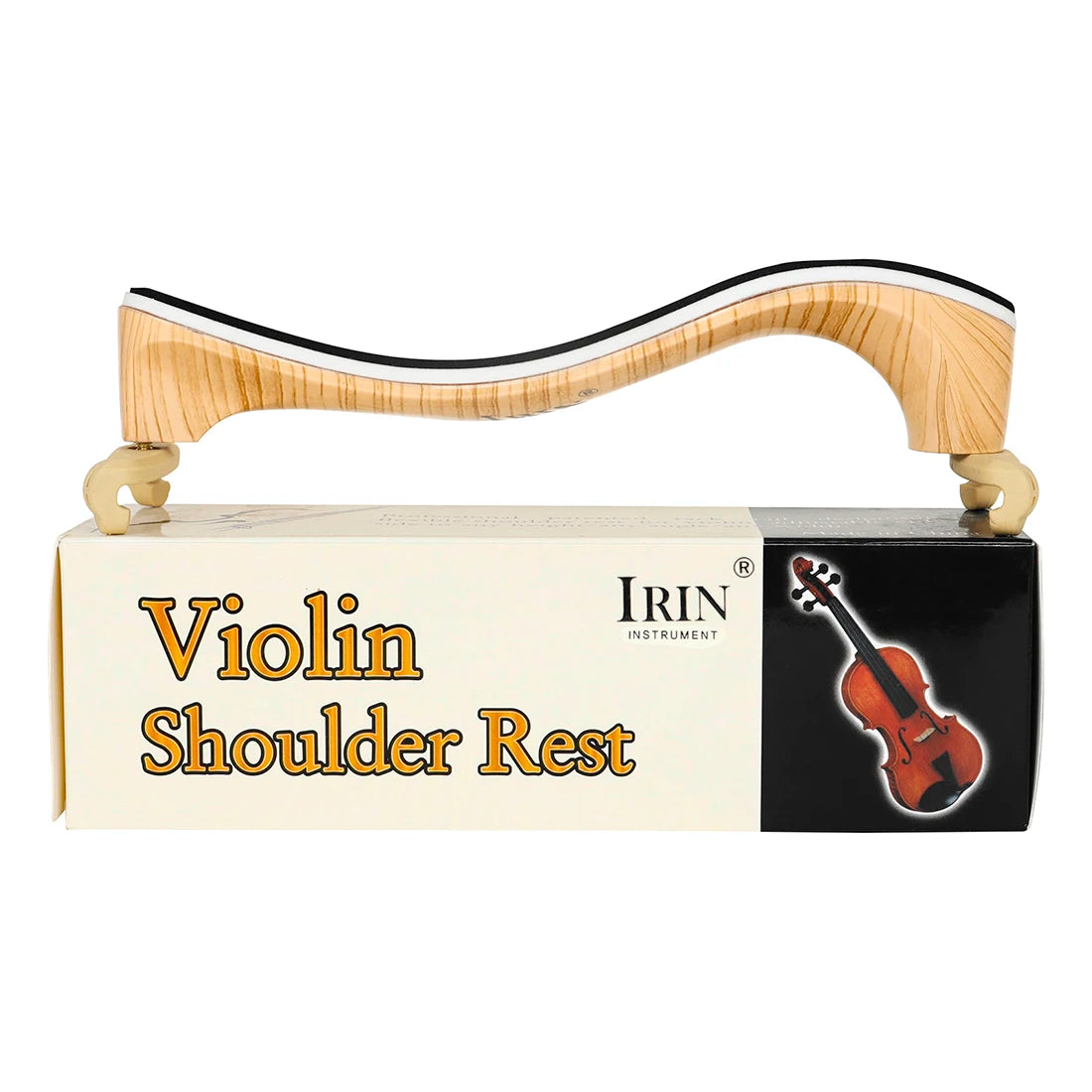 IRIN 4/4 Violin Shoulder Rests Antique Maple Professional Violin Shoulder Rests Free Adjustment Musical  Violin Accessories ﻿