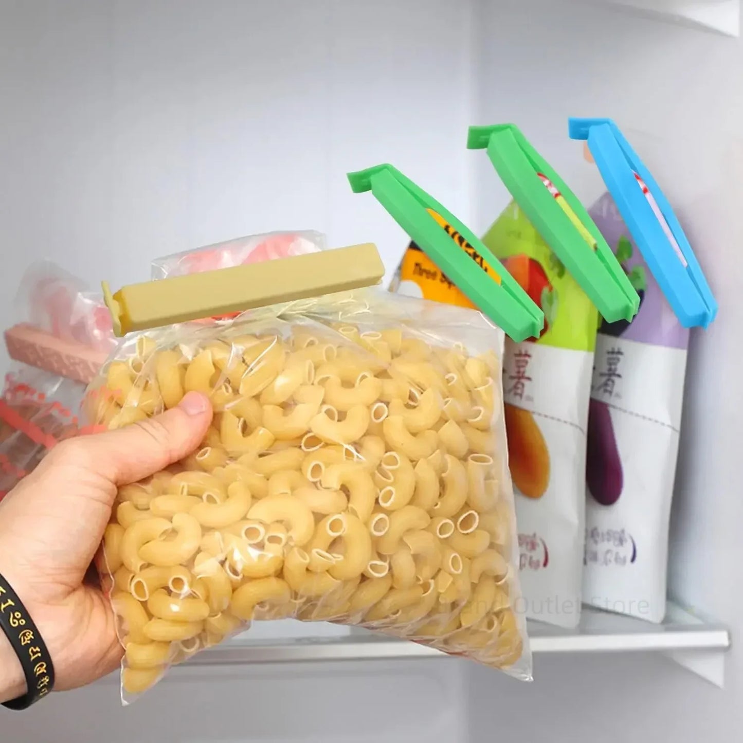 5/20PCS Portable Kitchen Storage Food Snack Seal Sealing Bag Clips Sealer Clamp Plastic Tool Kitchen Accessories Food Bag Clips