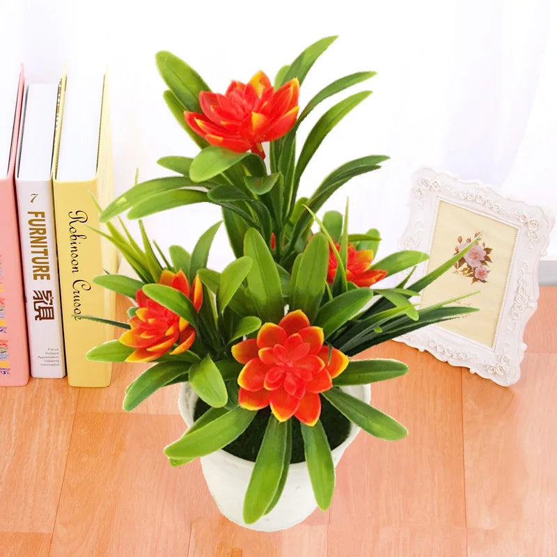 Artificial Lotus Potted Plant