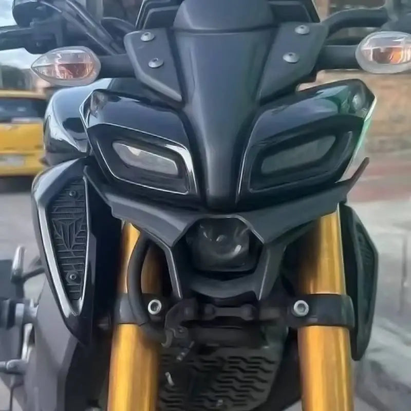 For YAMAHA MT-15 MT-125 Motorcycle Fairing Accessories Lower Wing Cover Protector  Deflector Nose Cone Wing Extension Cover Cowl