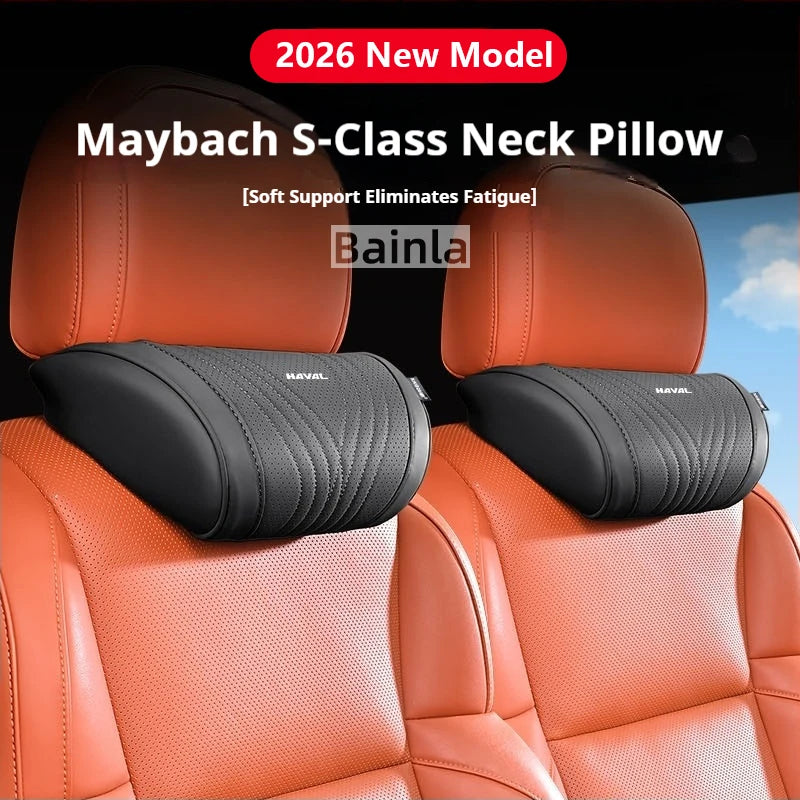 NEW Car Headrest Neck Support Seat Lumbar Cushion Breathable Neck Pillow Waist Pad For GWM HAVAL F7 H9 H6 F7X H8 H5 H7 2025 2026