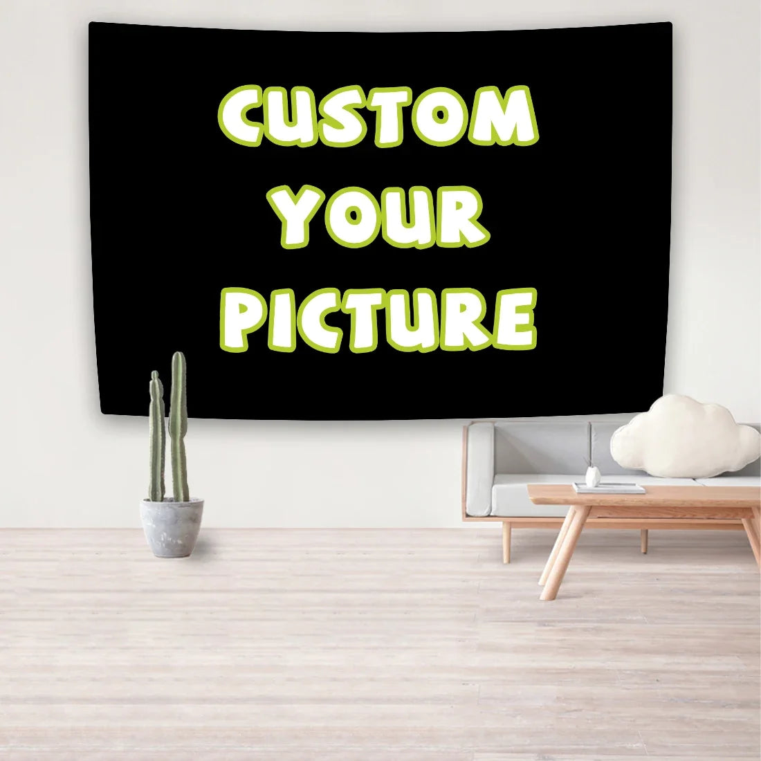 XxDeco Customized Tapestry Mandala Boho Hippie Wall Hanging Room Decoration Print Your Photo Custom Home Decor Background Cloth