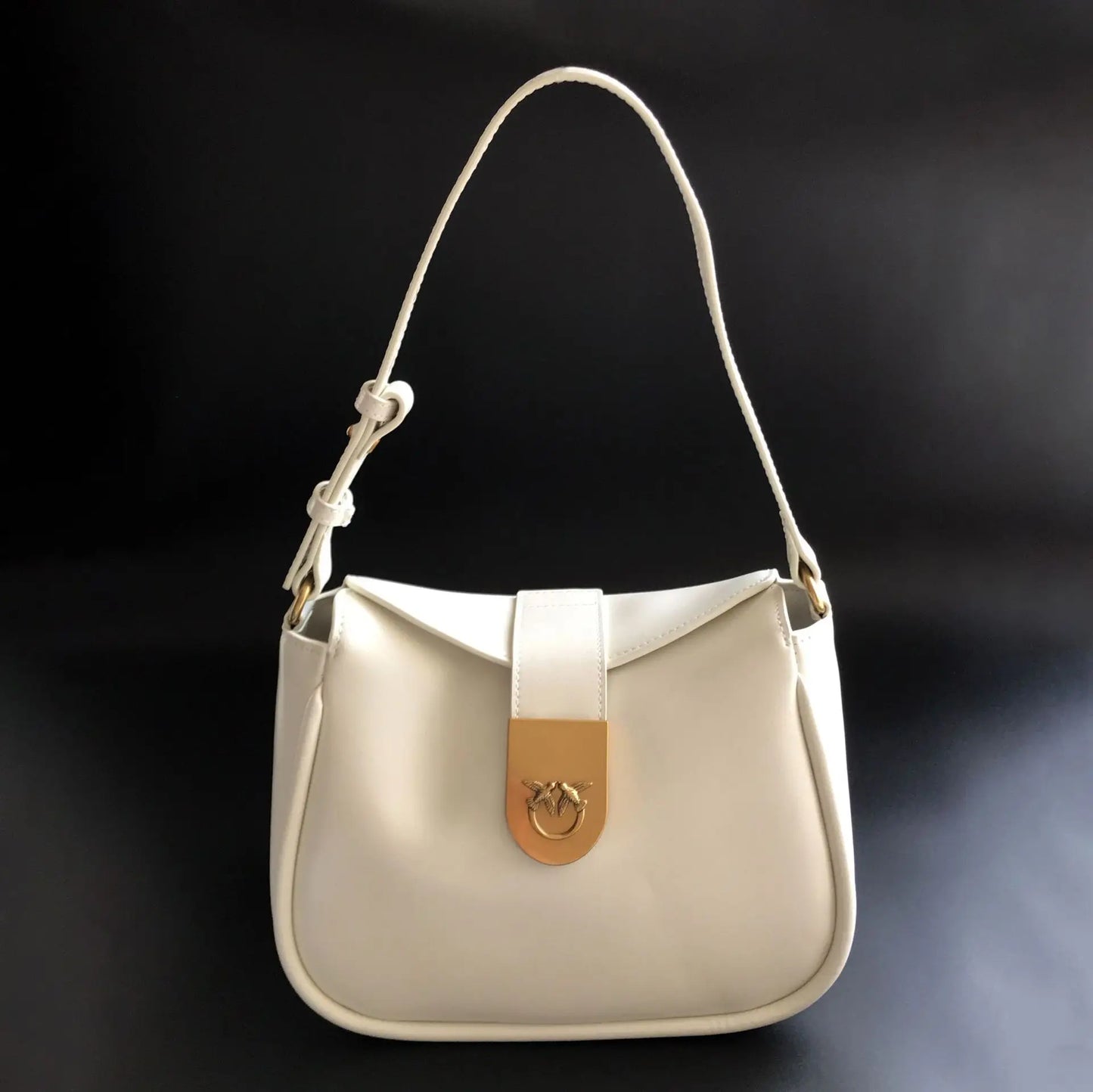 2026 Luxury Pinko‑Inspired Swallow Bowling Bag Top Grain Leather Women’s Minimalist High Quality Handbag