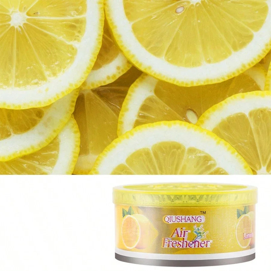 1/4pc Car Flavoring Car Air Fresheners Canned Rose Lavender Lemon Flavor Household Solid Fragrant Auto Aromatherapy Car Deodor