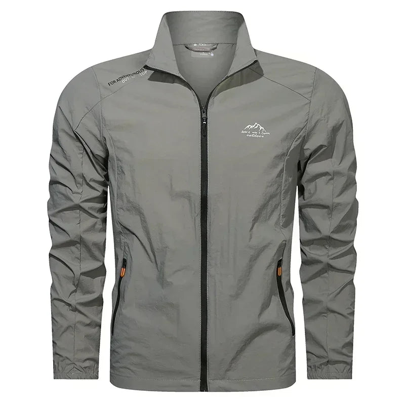 Uv Sun Protection Skin Coats Men Summer Windbreaker Zip Pockets Breathable Ultra-light Clothes Outdoor Thin Camp Jackets