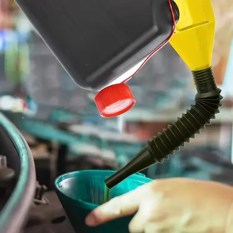 Plastic Car Motorcycle Refueling Gasoline Engine Oil Funnel Fluid Change Filling Transfer Tool Change Oil Funnel Accesorios