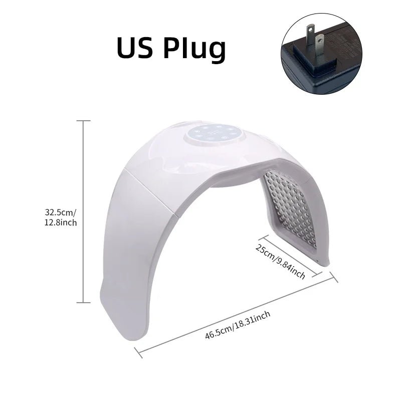 8 Colors Led Mask Infrared Light Therapy Cold Nano Spray Facial Spa Acne Skin Care Face&Body Mask Salon LED Photon