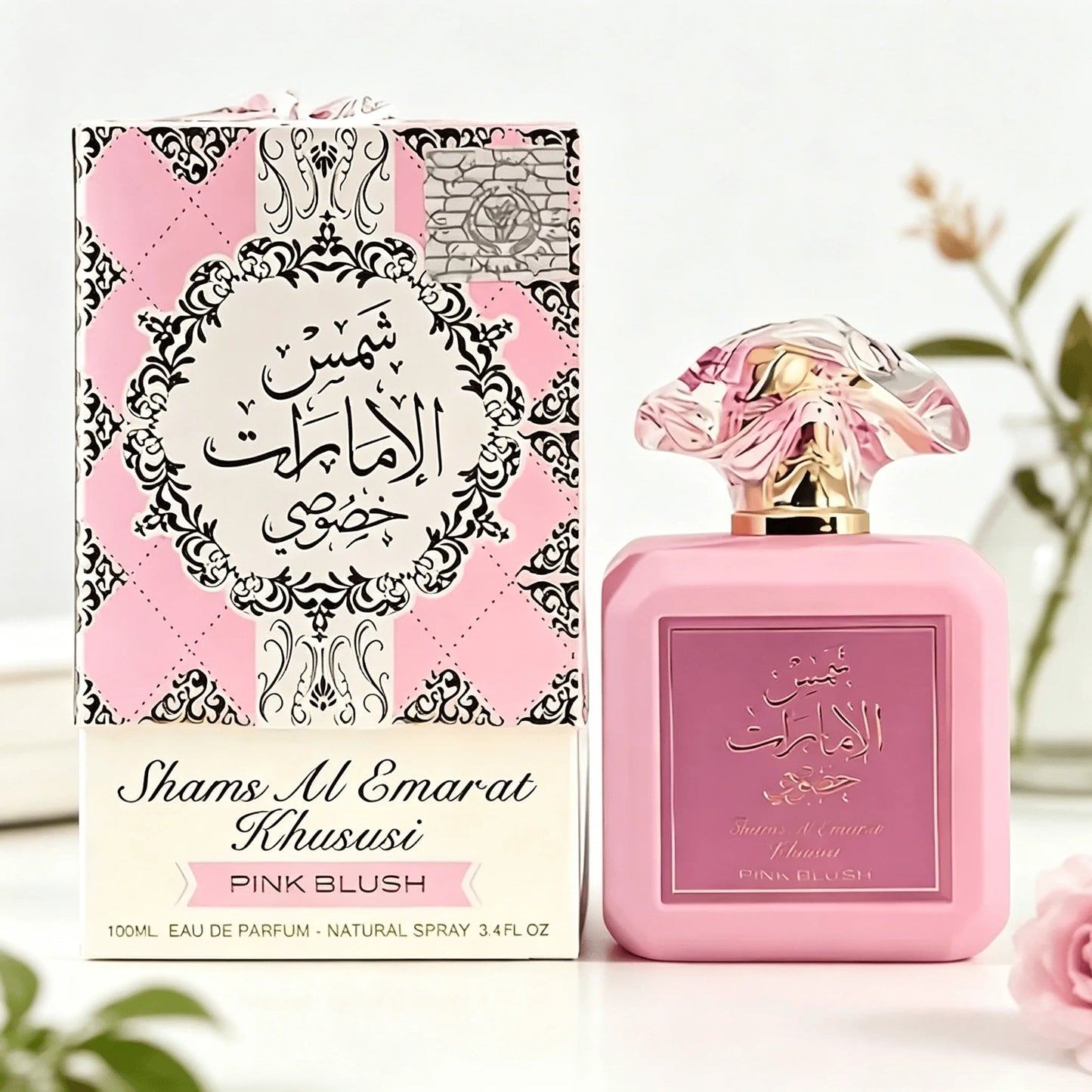 Ard Al Zaafaran Pink Blush Roxelis Strawberry Sugar Sweet and Vital Perfume Fresh, Sweet and Lasting Fragrance Date Commuting Multi Scene Portable Perfume