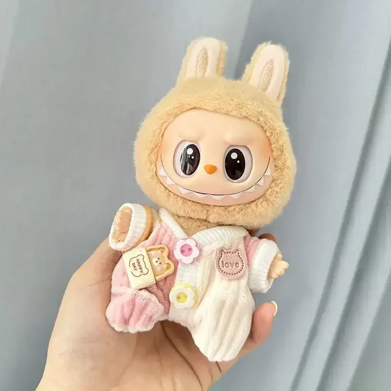 17cm Labubu Hoodie Outfit