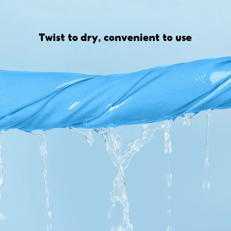Microfiber Towel With Mesh Bag, Quick Drying Absorbent Towels For Camping, Gym Yoga, Backpacking, Hiking
