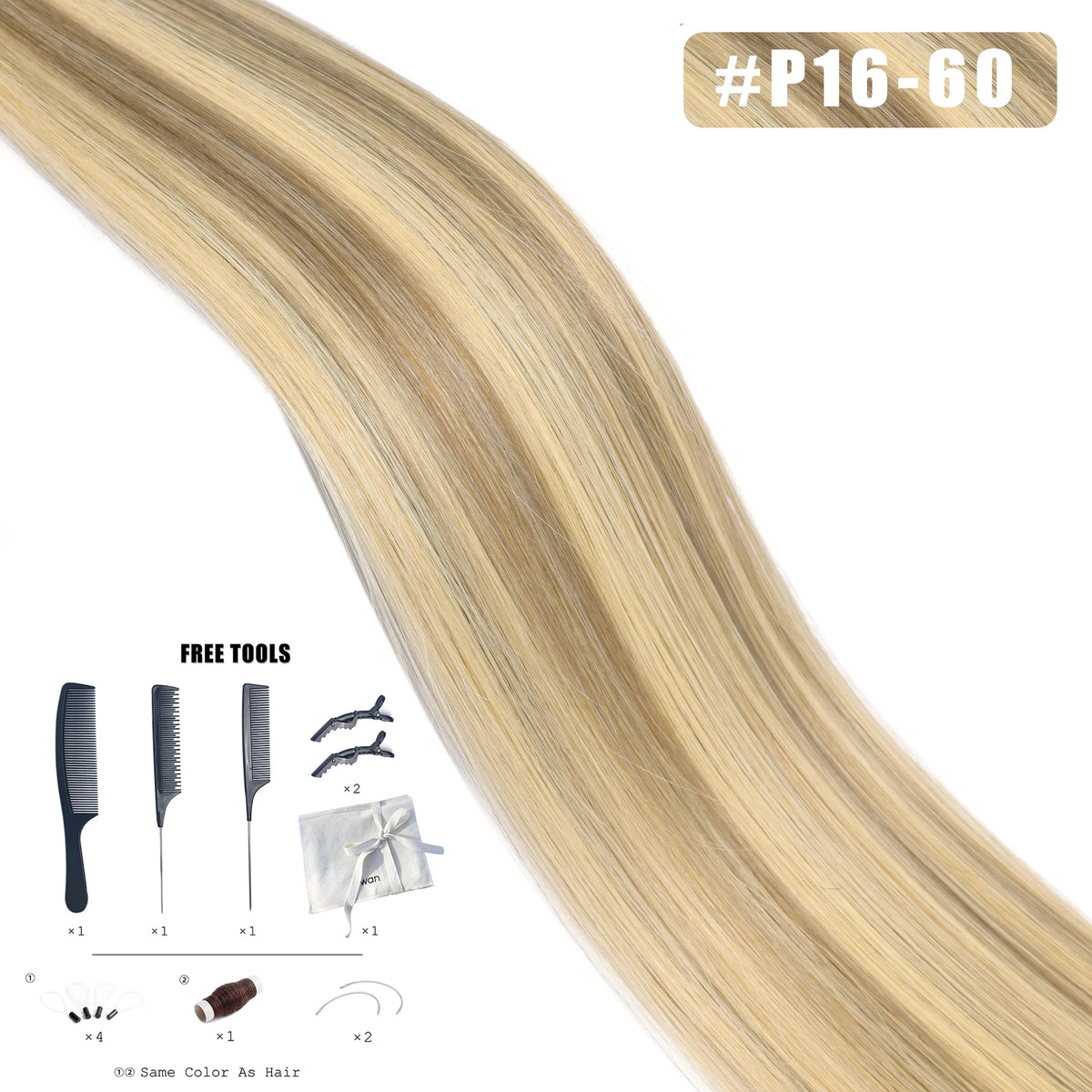 Genius Weft Human Hair Extensions 50G Remy Human Hair Invisible Brazilian Hair Extensions Hair Bundles