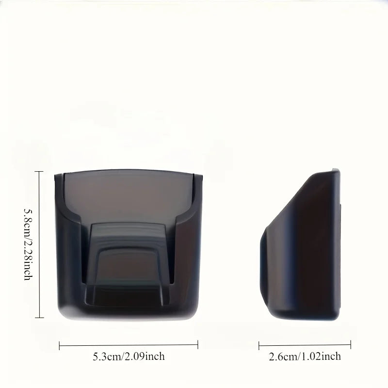 Car Key Holder Clip Car Interior Storage Box Dashboard Organizer Adhesive Mount For Card Key Rack Universal Fit