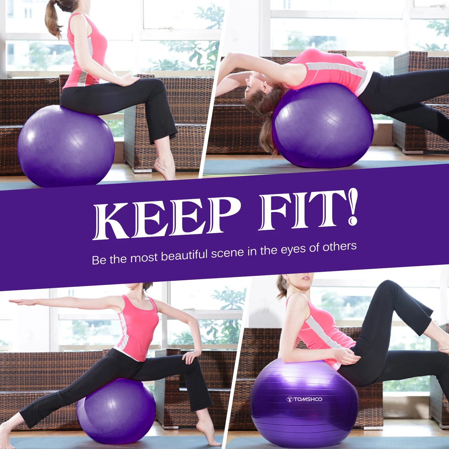 45CM/75CM Yoga Pilates Soft Big Balls Gym For Fitness Workout Exercise Balls Thickened Explosion Proof Home Pvc Equipmen