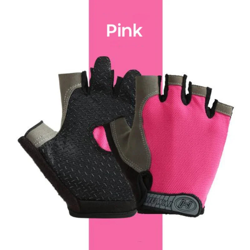Cycling Gloves for Men Woman Fingerless Sports Fitness Training Gym Gloves Motorcycle Mtb Anti-slip Gloves Bicycle Accessories