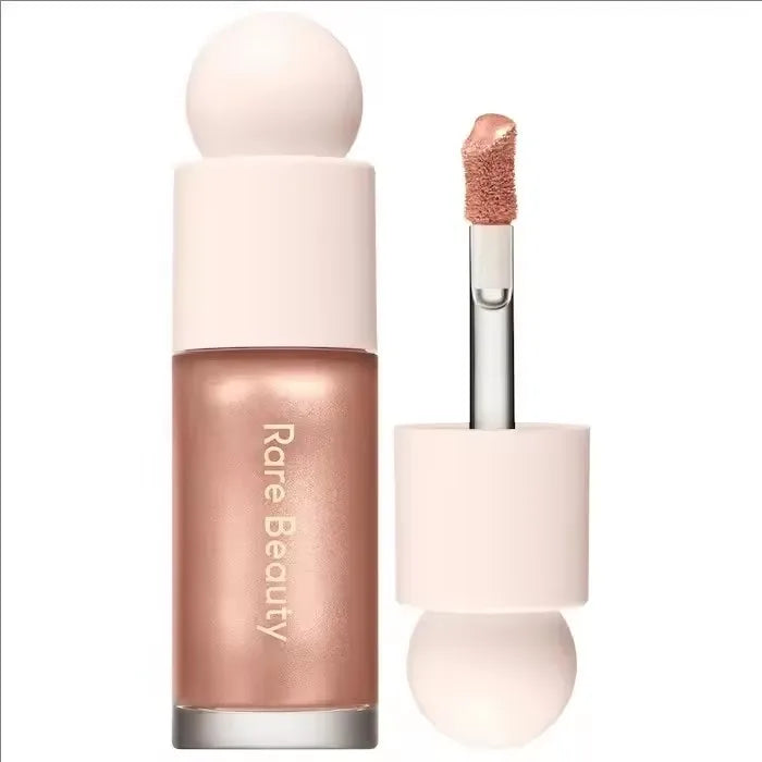 Rare Beauty Highlight Powder Luminizer Liquid Shiny with Mirror Moisturizing Lip Glaze Smooth Lightweight Face Waterproof Makeup