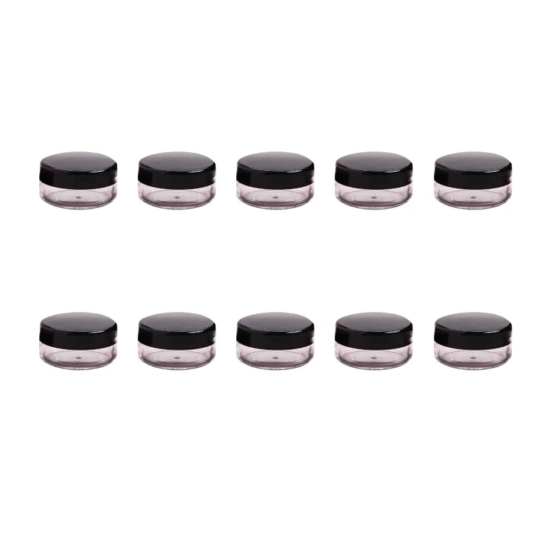 10 Gram 5/10/15/20/30/50Pcs Sample Jars Cosmetic Acrylic Pots Leak Proof Mini Storage Bottle Empty Containers Creams Make-Up