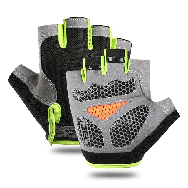 Half Finger Gel Weight Lifting Gloves Men Women Breathable Anti-slip Workout Gloves Summer Gym Yoga Sport Training Hand Gloves