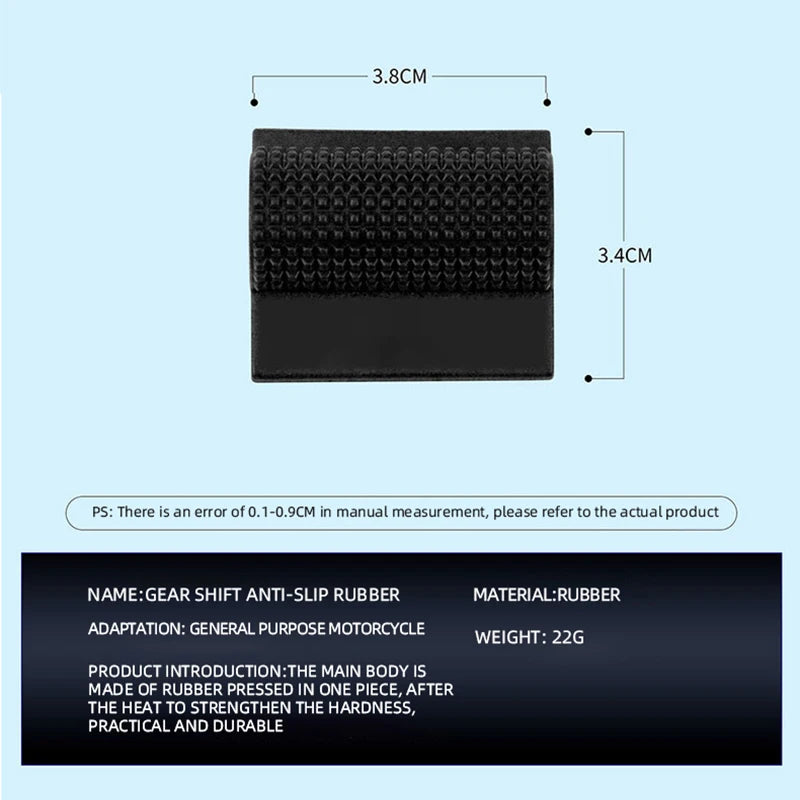 1/2X Motorcycle Shift Gear Lever Pedal Rubber Cover Gear Shift Pad Anti-Skid Protective Shifter Cover For Suzuki GSXR GSX-R 600