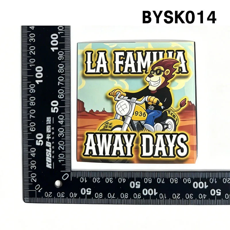 La Familia LF2005 Beitar 9x9cm Decoration Stickers for Bag Cup Wall Fridge - Set of 6 Adhesive Decals