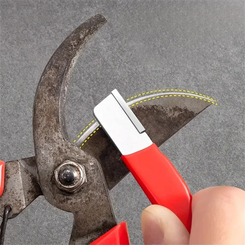 Professional Metal Knife Sharpener Scissors Sharpener Handheld Grindstone For All Blades Kitchen Knife Scissor Garden Shear Tool