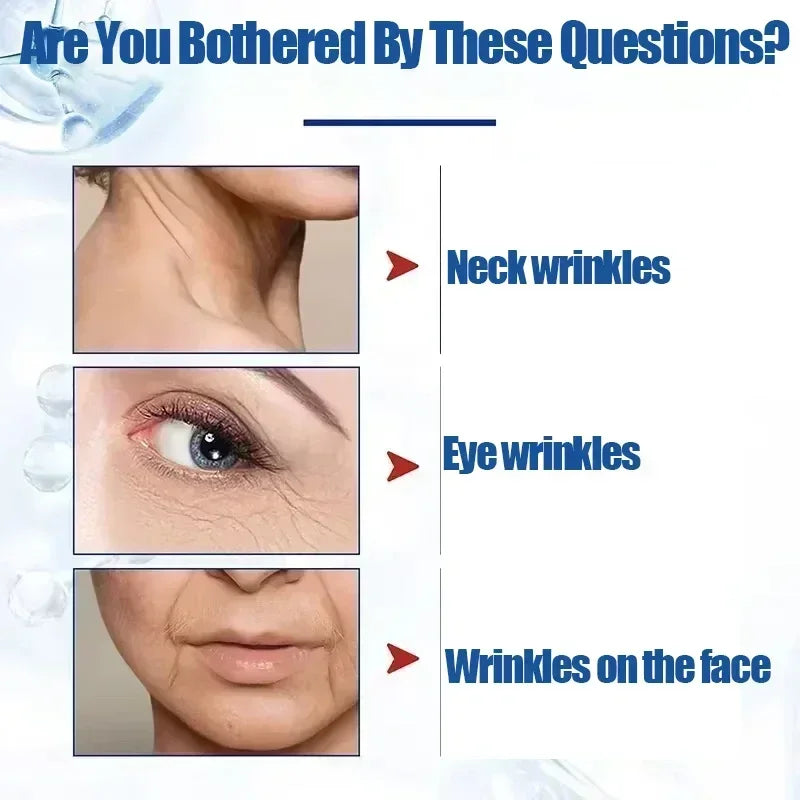 Hot Sell Neck Wrinkle Anti-agin Serum Skin Care Anti-wrinkle Facial Serum Remove Wrinkle Fine Lines Around The Eyes Crow's Feet
