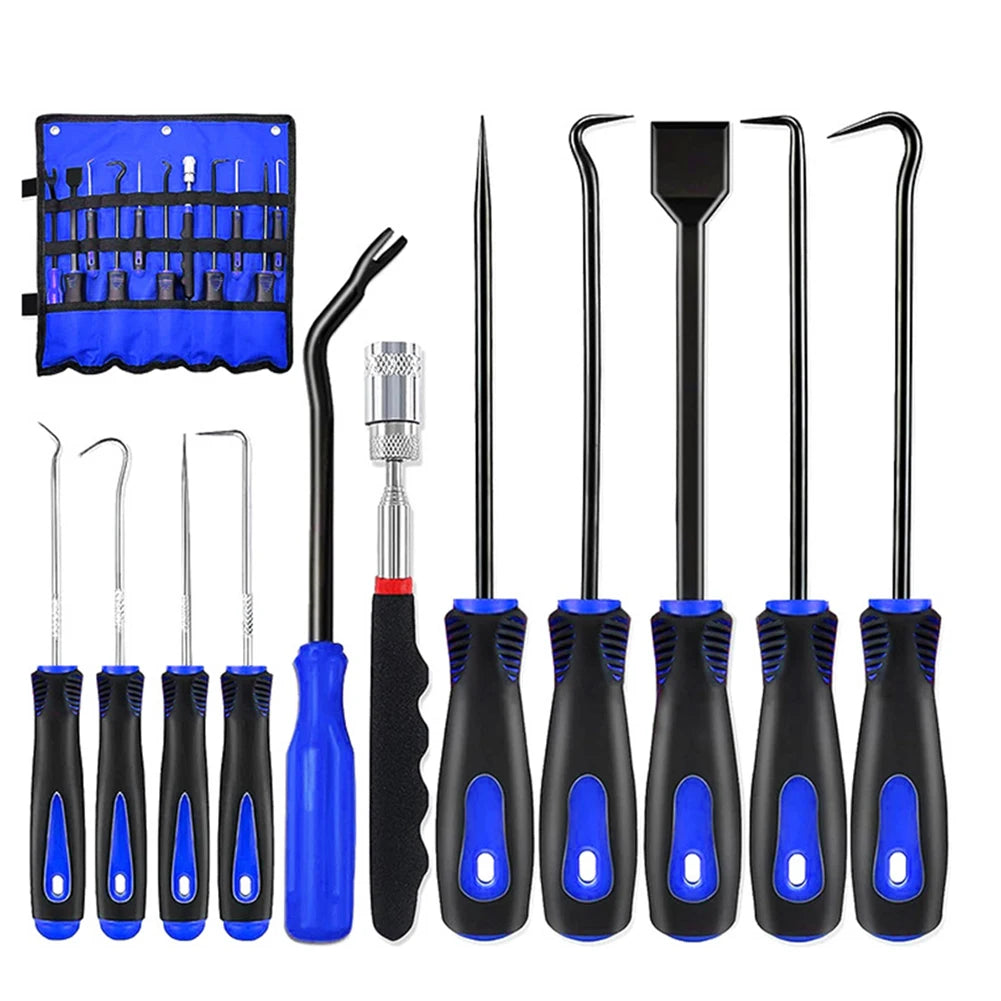 8pcs Remove Hose Washer Pickup Kit Hook Puller Pick Tool For Car Auto Oil Seal/O-Ring Seal Gasket Pick Hooks Puller Remover