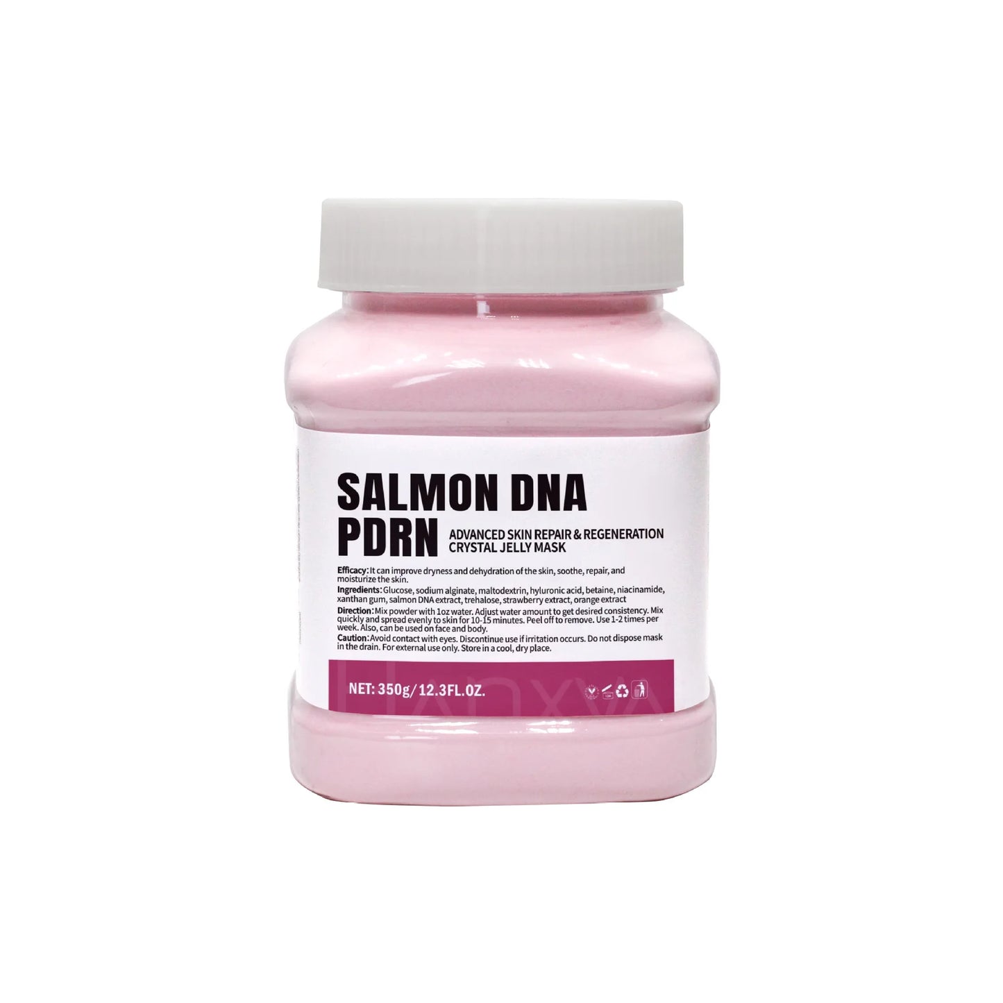 Salmon DNA PDRN Crystal Soft Mask Powder Hyaluronic Acid Jelly Mask Deep Hydration Improves Skin Elasticity Unisex Skin Care