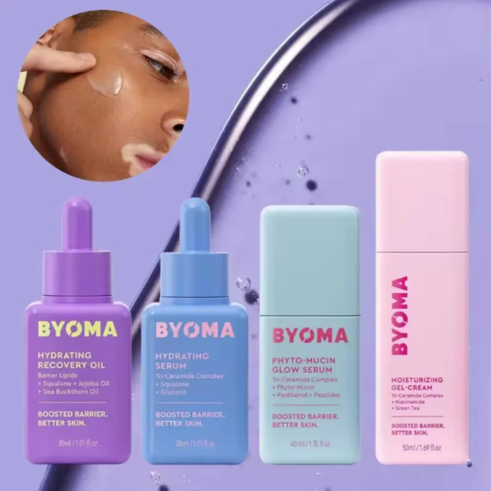 Hydrating Recover Oil Barrier Repair Serum Gentle Barrier Support Moisturizing Gel-Cream & Recovery Oil Skin Care