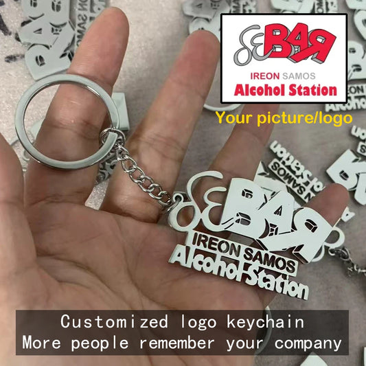 Customize Logo Keychains, Customize Personalized Gifts with Your Patterns, Key Pendants, and Private Exclusive Customization