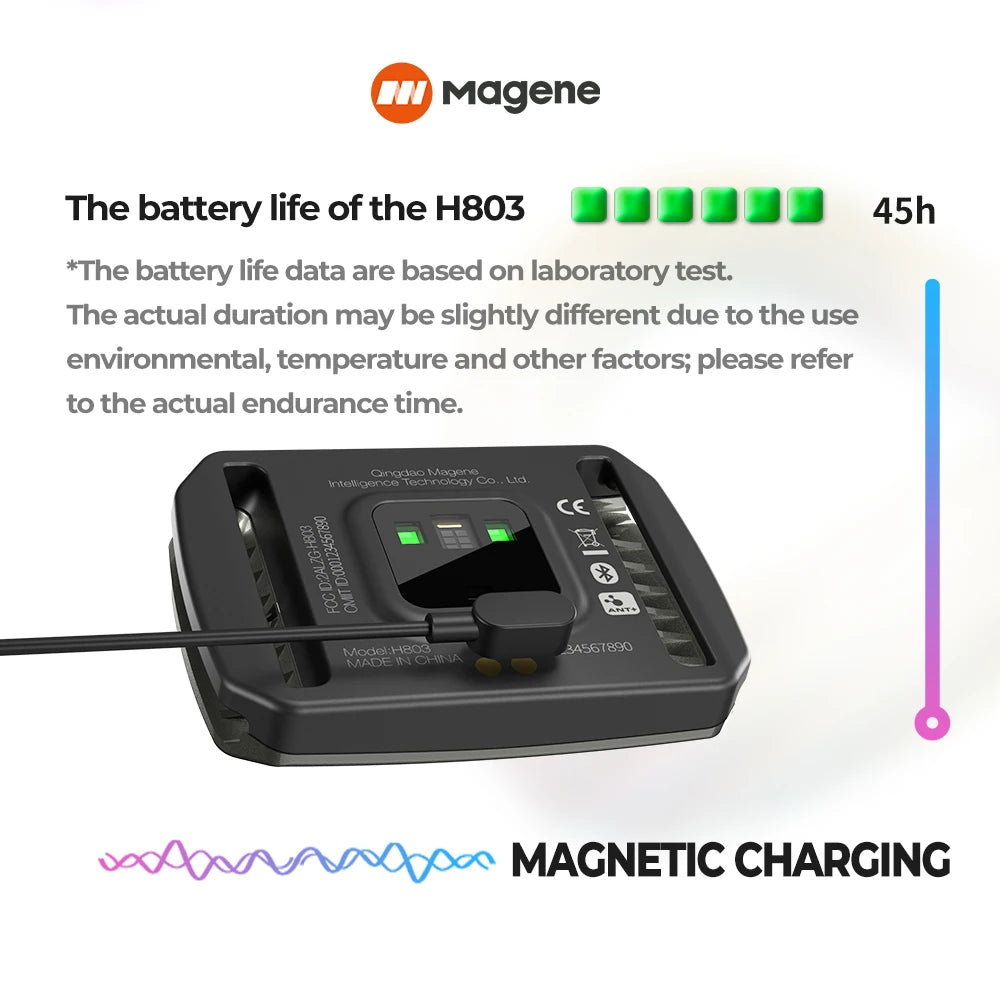Magene Heart Rate Armband Monitor Dual Mode Bluetooth ANT H803 Sensor Arm Wrist Strap Fitness Heart Tracker Health Exercise