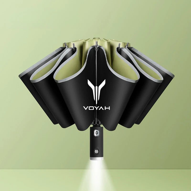 For Dongfeng Voyah Free Dreamer Passion Zhuiguang H53 2022 2023 2024 Car Fully Automatic Folding Windproof Umbrella Accessories