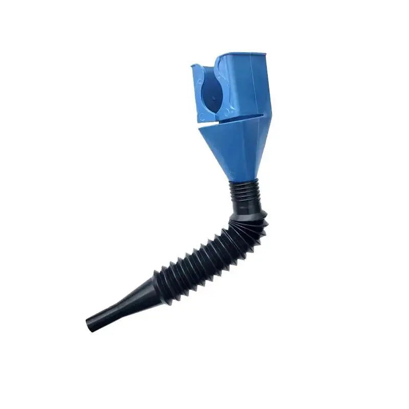 1/2/4/6pcs Blue Universal Plastic Multi-Function Wide Mouth Large Funnels Flexible Draining Tool Snap Funnel For Automotive Oil