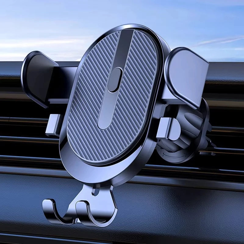 Car Phone Holder Gravity Car Air Vent Hook Clip Mount Smartphone GPS Car Stand Bracket Support in Car For iPhone Samsung Huawei