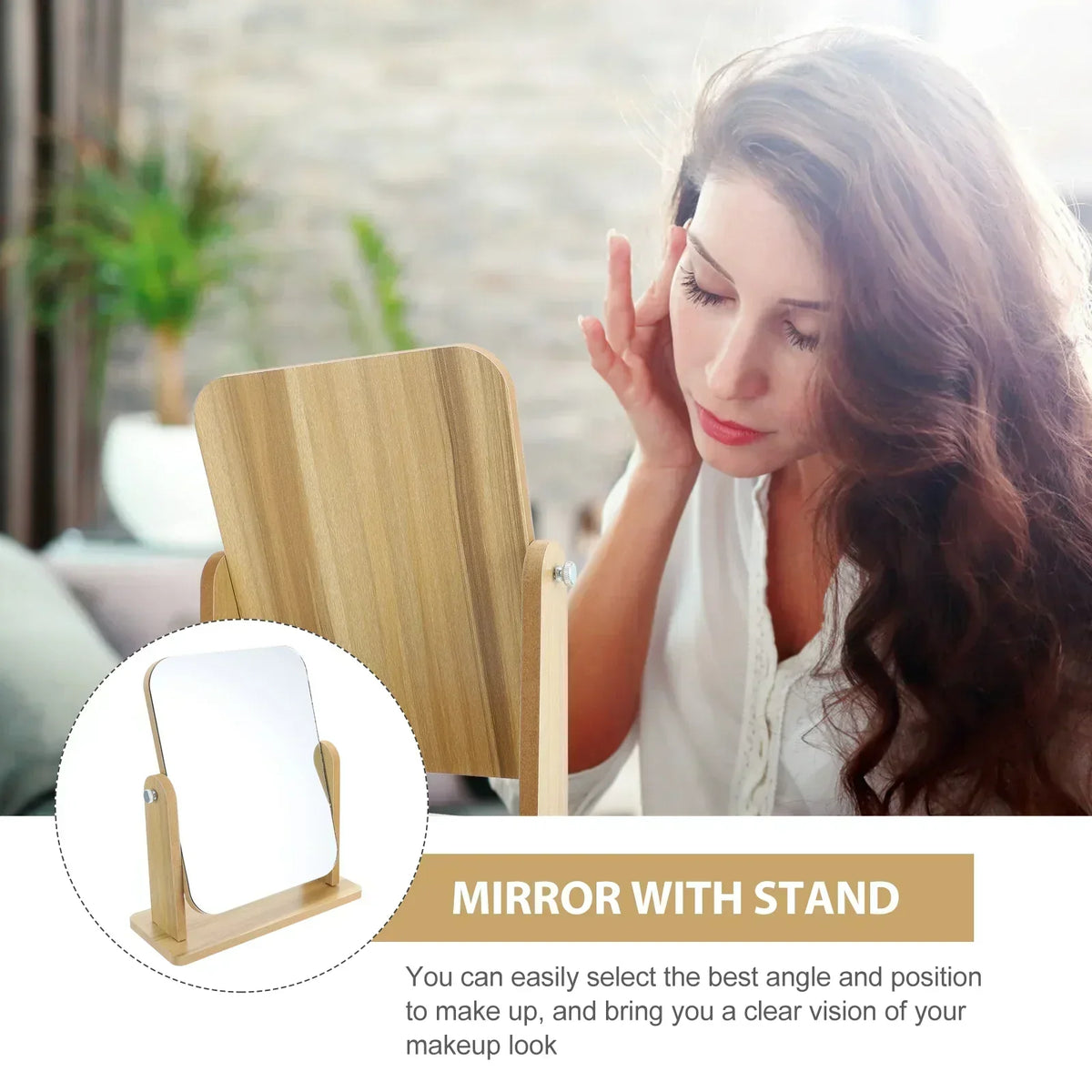 Swivel Desktop Vanity Makeup Mirror