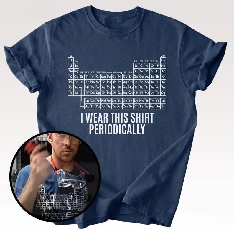 Dr Grace's Periodic Table Shirt Project Hail Mary Tshirt Jazz Hands I Wear This Shirt Periodically Funny Amaze Graphic T Shirts