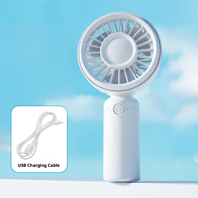 New Mini Fan Portable Mini USB Rechargeable Quiet Fans Table Makeup Eyelash Cooler Kids Outdoor Office Travel Air Cooler Fan NEW