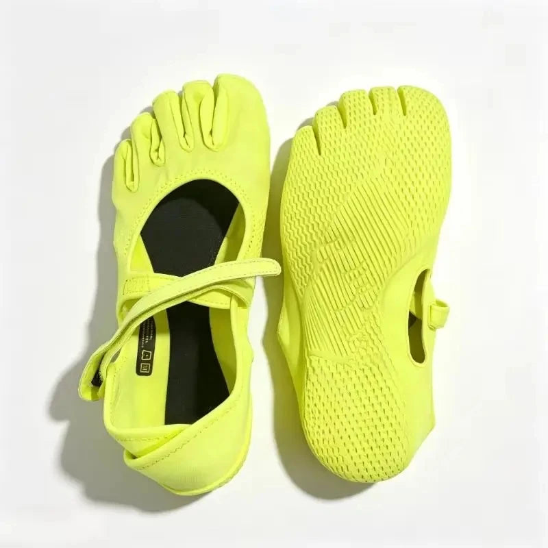 Five Fingers Breathable Non-Slip Barefoot Yoga Shoes Lightweight Indoor Gym Training Dance Casual Sports Sneakers
