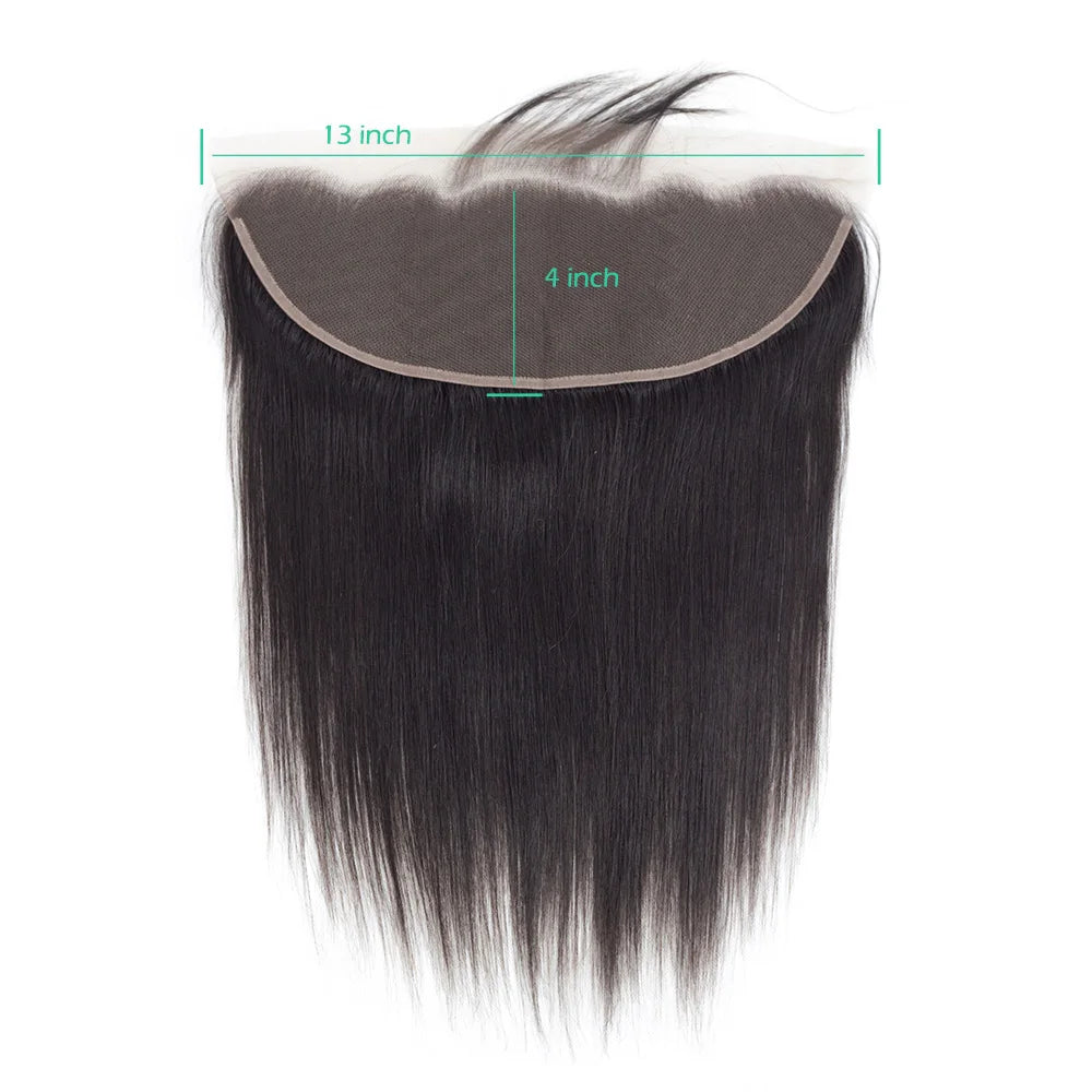 24 26 Inch Straight 13x6 Lace Frontal Brazilian Human Hair Preplucked Transparent Lace Front Only 2x6 Hd Lace Closure Human Hair