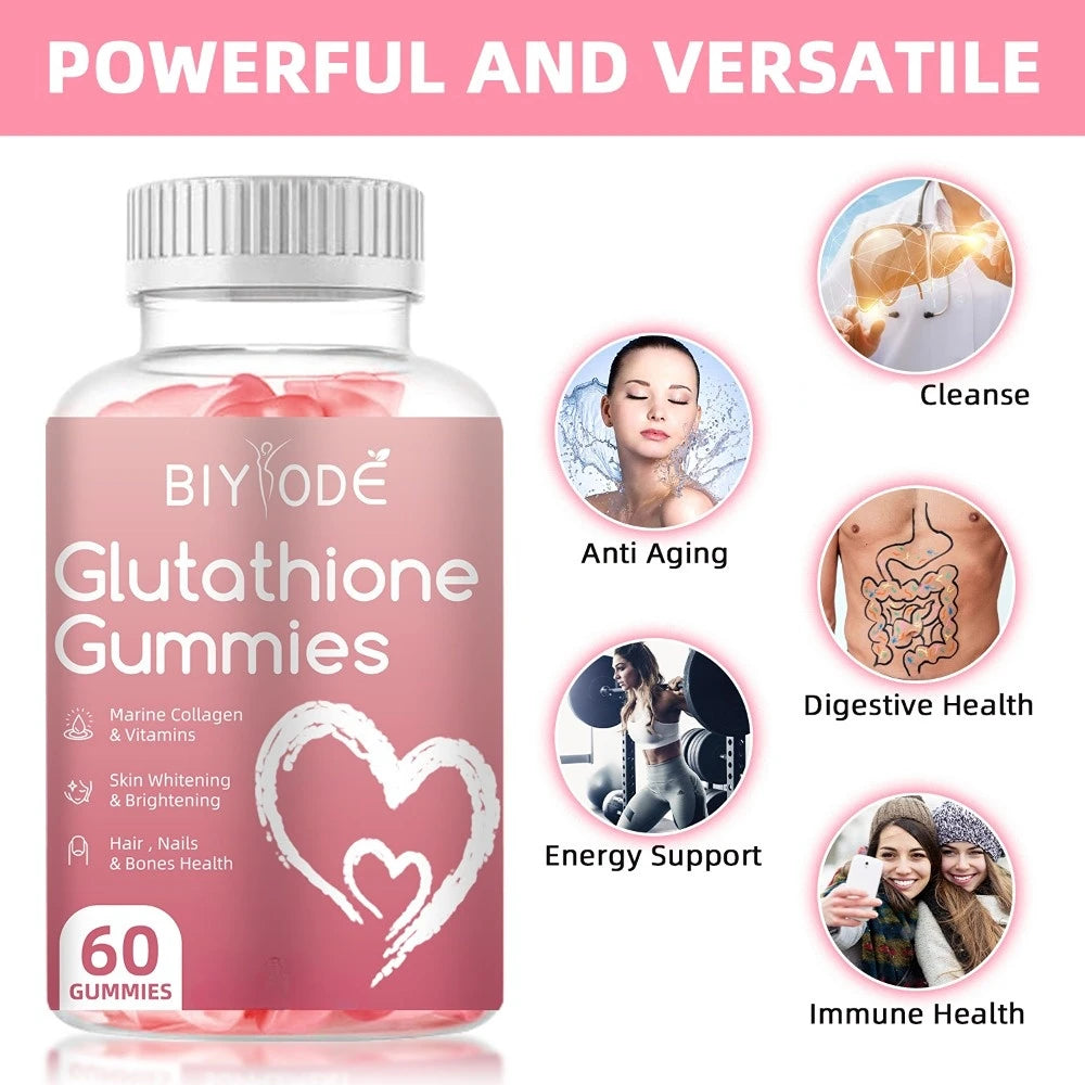 2 Pack Glutathione Supplement Collagen Gummies