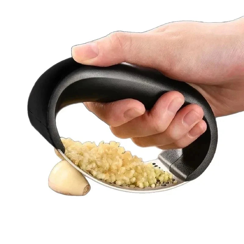 1-6Pcs Stainless Steel Washable Garlic Press, Thickened Garlic Clip, Household Garlic Puree Grinder, Garlic Mortar, Kitchen Tool